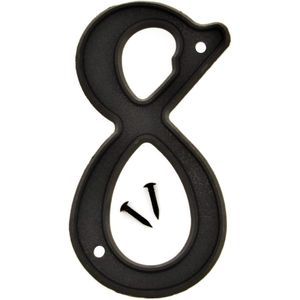 HY-KO - 3-D Plastic House Marker Number